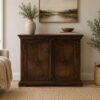 Handcrafted cabinet made with mango wood