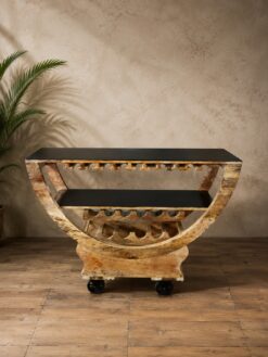 Wooden coffee table