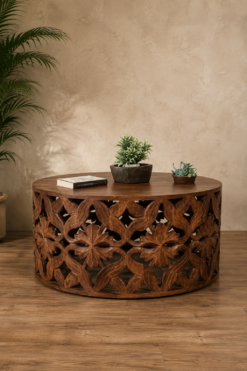 Carved Coffee Table