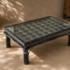 Hand Carved Solid Hard Wood Coffee Table