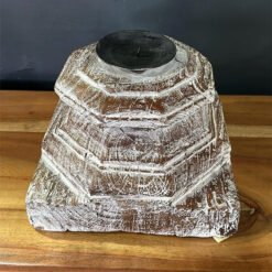 Wooden Candle Holder 15x15x20cm