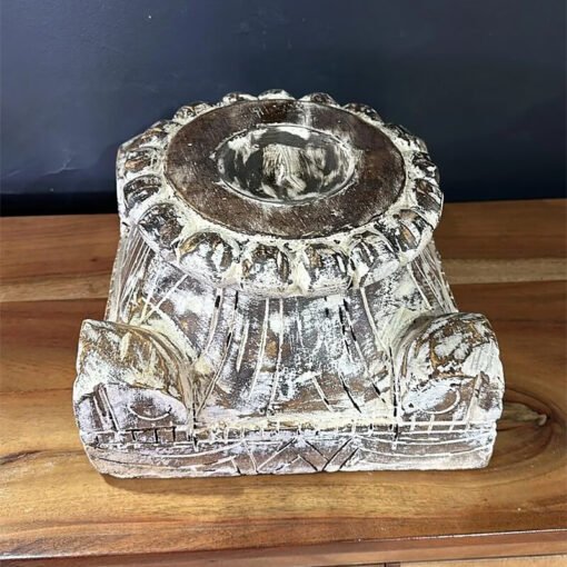 Pyramid Style Candle Stand 27x24x16cm