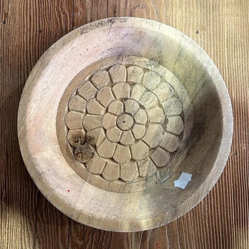 Natural wooden plate parat 30D 5cm