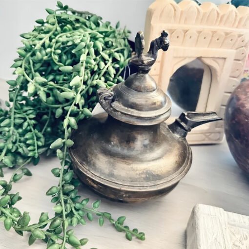 Brass Metal Pot (oil pot) 12Dx15cm