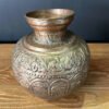 Copper  Vase broad 16Dx20cm