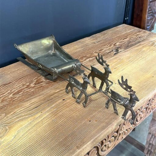 Metal Reindeer decor 16x51x8cm