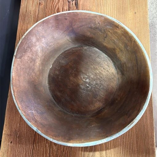 Rustic Teal blue Bowl D38 9cm