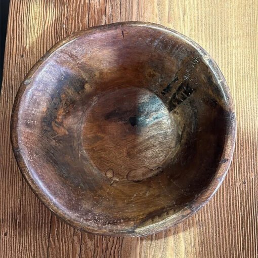 Rustic Wooden bowl Medium D29 9cm