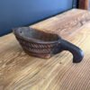 Antique wooden carved showpiece 10x23x5cm