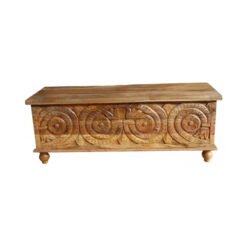 WOODEN BLANKET BOX 120x45x45cm