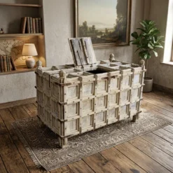 Alternative view of WOODEN OLD PITARA BOX 150x60x100cm