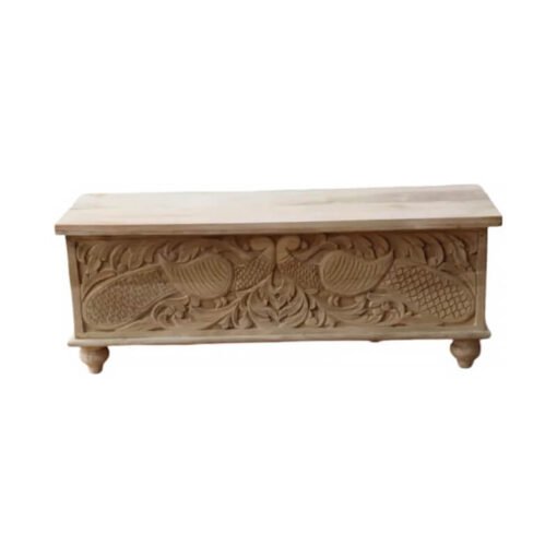 WOODEN BLANKET BOX 120x45x45cm