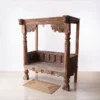 WOODEN DAY BED SOFA  with  mattress 152x77x206cm