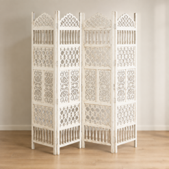 Alternative view of Wooden 4 Panel Screen / Room divider 200x3x183cm