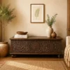 WOODEN BLANKET BOX  120x45x45cm