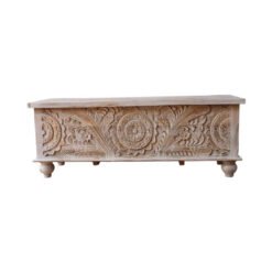 WOODEN BLANKET BOX 120x45x45cm