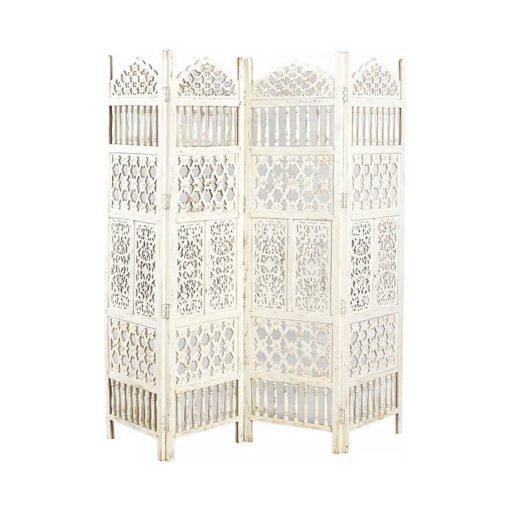 Wooden 4 panel screen 200x3x183cm