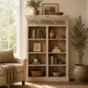 Wooden Bookshelf 124x37x184cm