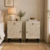 Wooden Bed Side 51x36x75cm