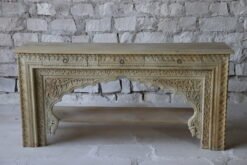 WOODEN CONSOLE TABLE WITH 3 DRAWER WOODEN COLOR 180x50x85cm