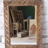 BROWN WOODEN MIRROR FRAME 90x4x120cm