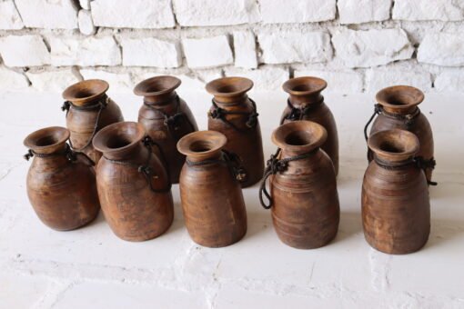 WOODEN POT 23x23x36cm - Image 3