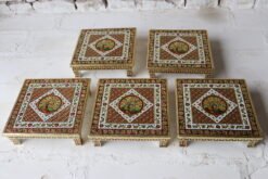 WOODEN BAJAOT 46x46x15cm