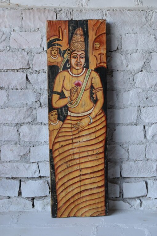 WOODEN PAINTING PANNEL 56x5x175cm