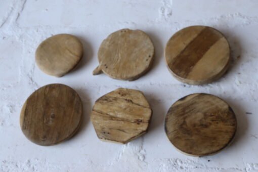 WOODEN PLATE 25x25x4cm - Image 2