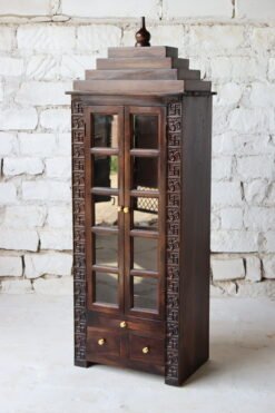 Alternative view of Divine Aura Handcrafted Wooden Temple 65x45x180cm