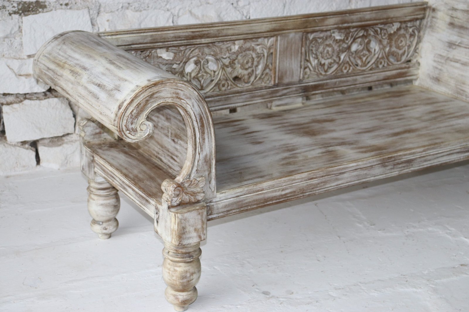 Eterna Oak Premium Solid Wood Day Bed 180x60x84cm - Image 5