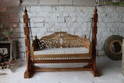 Eternal Joy Premium Teak Wood Hanging Swing 180x60x180cm