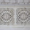 Ivory Haven Handcrafted White Wooden Sideboard 150x40x90