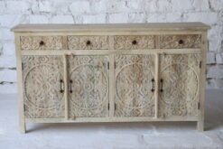 Eternal Harmony Handcrafted Natural Wooden Sideboard