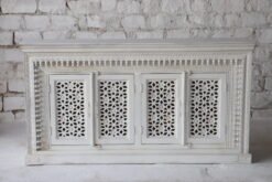 Alternative view of Rustic Harmony Handcrafted Natural Wooden Sideboard 180x40x90cm