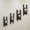 WOODEN MIRROR FRAME ASSORTED 48x21x7cm