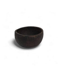 WOODEN BOWL 16X19x19cm