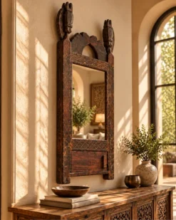 Alternative view of WOODEN MIRROR FRAME ASSORTED 21x7x48cm