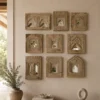 WOODEN MIRROR FRAME 24x7x24cm