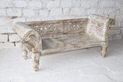 WOODEN SOFA WITH COUSION 180x60x84cm