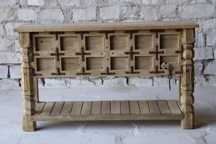 Wooden CONSOLE TABLE 158x40x94cm