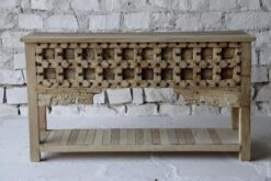 WOODEN CONSOLE TABLE 164x41x92cm