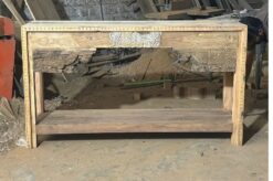 WOODEN CONSOLE TABLE 160X40X100CM