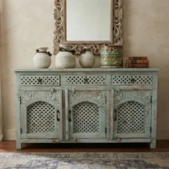 WOODEN SIDEBOARD 150x40x90cm