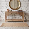 WOODEN CONSOLE TABLE 163X40X90cm