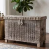 WOODEN PITARA BOX 150x45x104cm