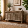 WOODEN PITARA BOX 150x45x104cm