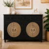WOODEN SIDEBOARD 144x30x90cm