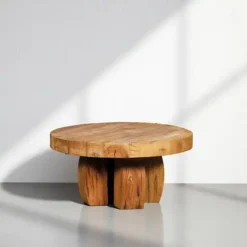 WOODEN COFFEE TABLE 36x70x70cm