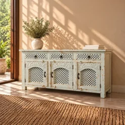 Alternative view of WOODEN SIDEBOARD 150x40x90cm